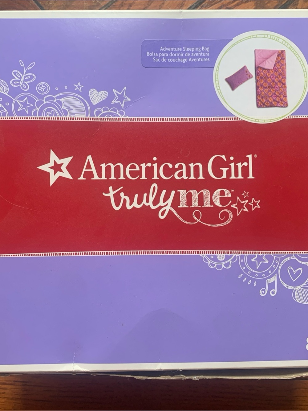 American Girl Adventure Sleeping Bag With Box